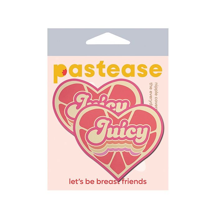 Pastease Premium Retro Heart Juicy - Pink Grapefruit O/S