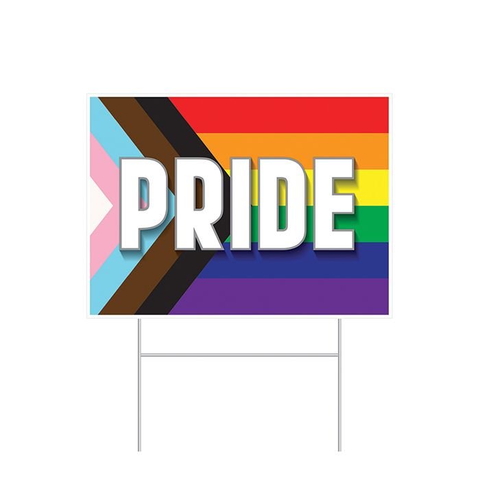Plastic Pride Yard Sign