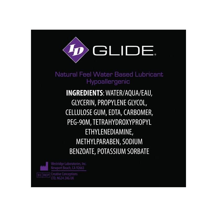ID Glide Water Based Lubricant - 12 ml Tube - Image 2