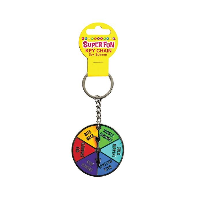 Super Fun Sex Spinner Key Chain - Multi Color