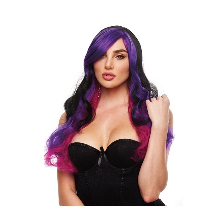 Pleasure Wigs Brandi - Black/Purple